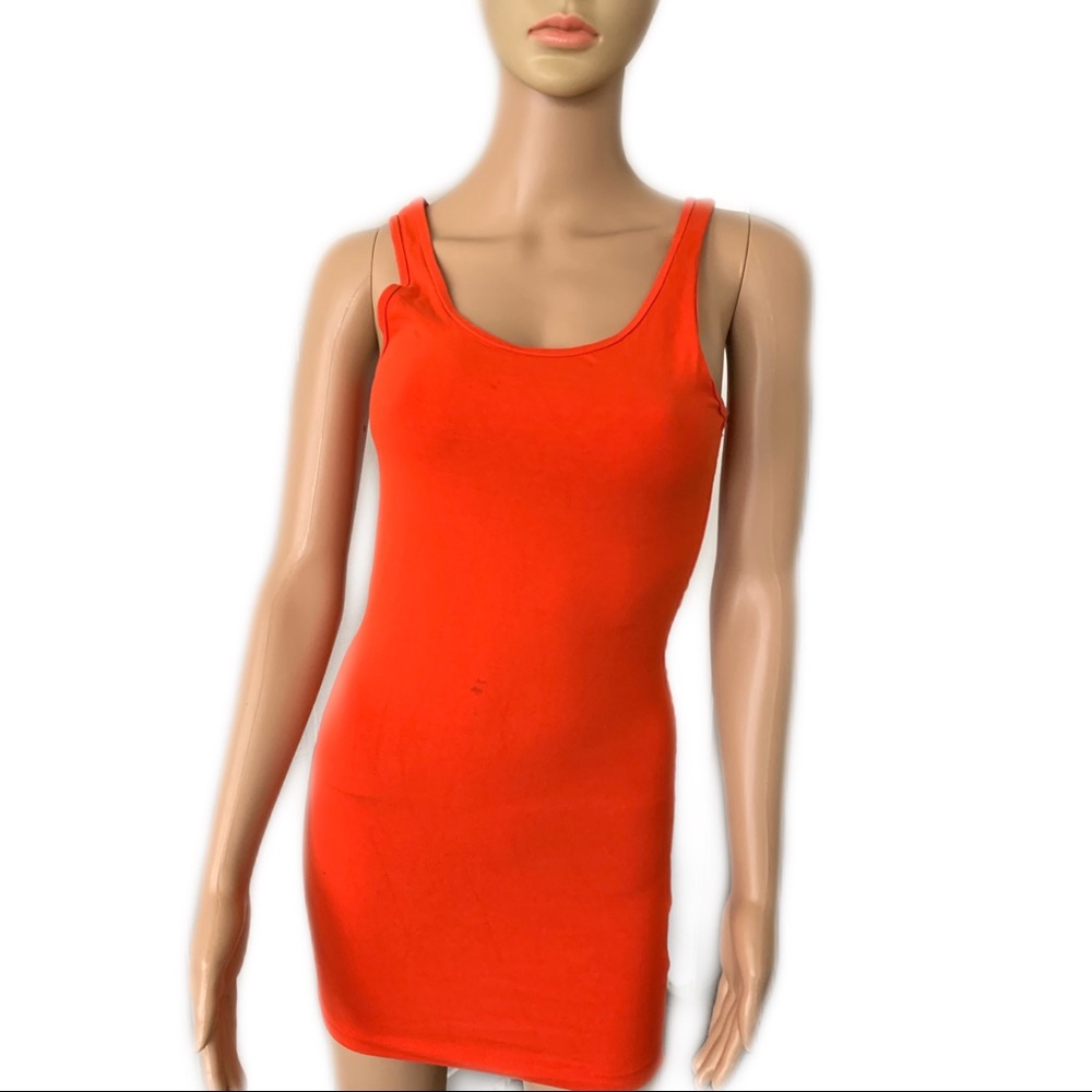 💃🏽Forever 21 Orange Bodycon Dress Size S